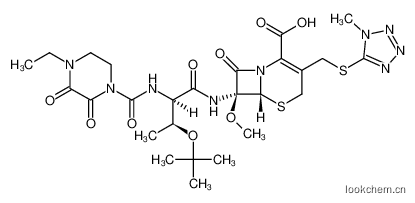 （6R，7S）-7-（（2R，3S）-3-（叔丁氧基）-2-（4-乙基-2,3-二氧哌嗪-1-甲酰胺）-7-甲氧基-3-（（1-甲基-1H-四唑-5-基）硫代）甲基）-8-氧代-5-噻-1-氮杂双环[4.2.0]辛-2-烯-2-羧酸